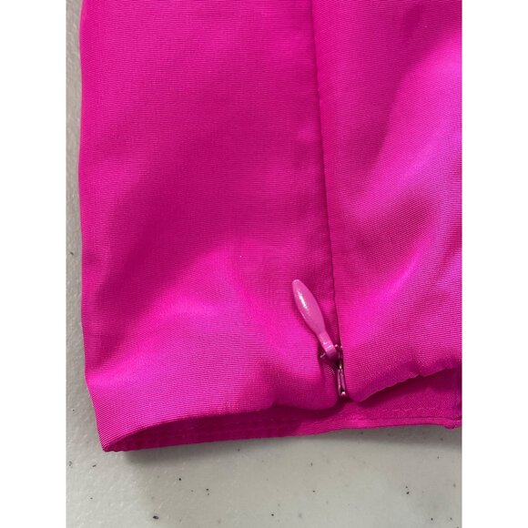 Express Top Size 4 Strapless Bow Corset Tube Hot Pink Bow Feminine Holiday - Picture 9 of 11